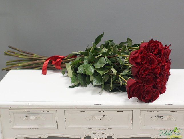 Red Rose Premium from Holland, 80-90 cm (to order, 10 days) photo