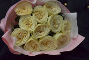 Bouquet of 11 Hampshire Roses, 40 cm — photo 4