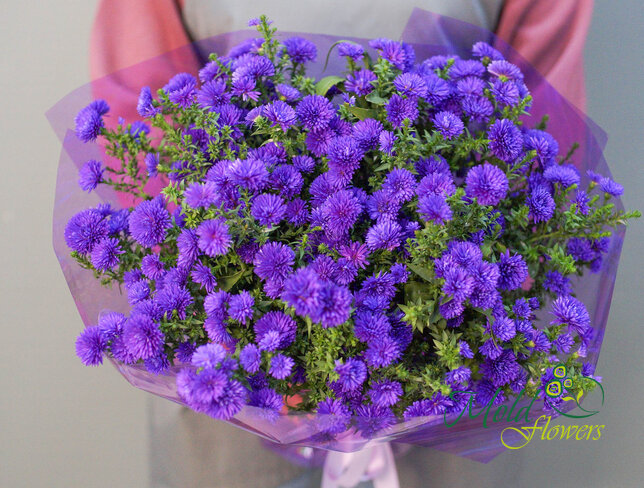 Buchet (L) din 29 de astre mov