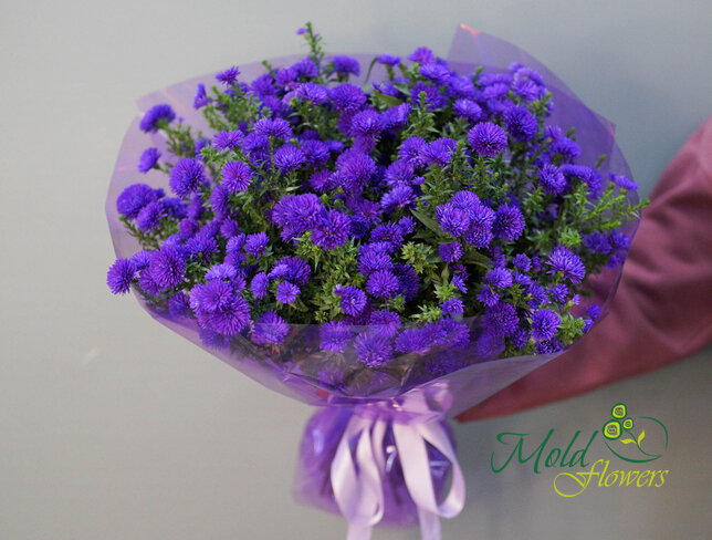 Buchet (L) din 29 de astre mov — foto 3