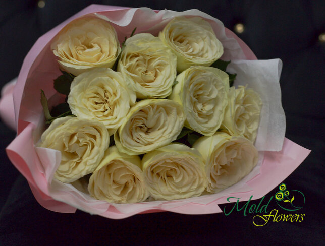 Bouquet of 11 Hampshire Roses, 40 cm — photo 4