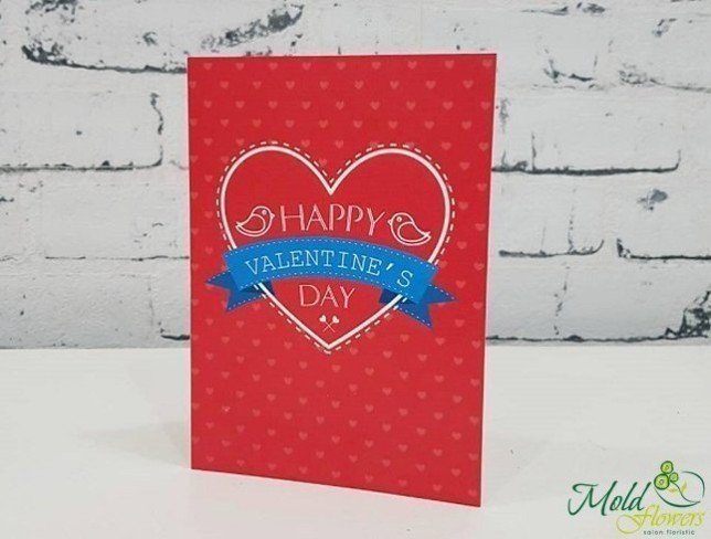 HANDMADE Card 'Happy Valentine's Day' 2 photo