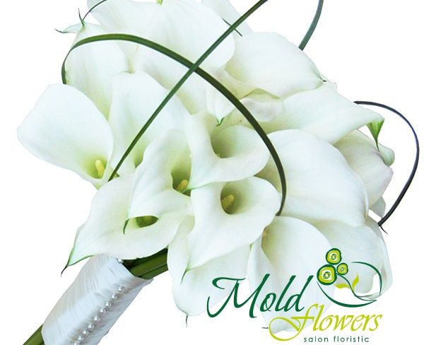 Bridal Bouquet 54 with White Calla Lily photo