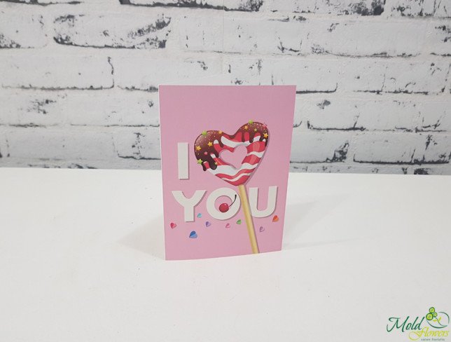 Handmade Card "I Love You" photo