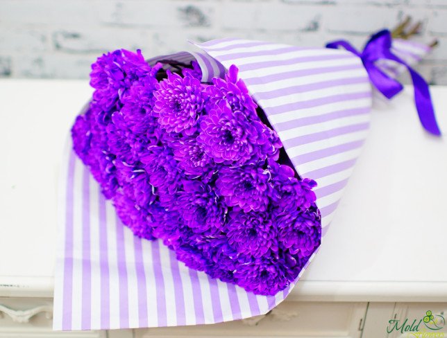 Purple Chrysanthemum (made to order, 5 days) photo