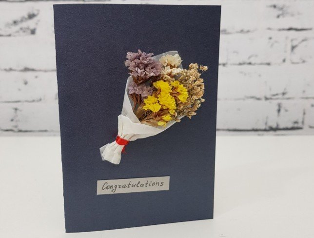 3D Handmade Greeting Card "Congratulations" 3 photo