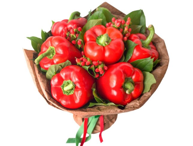 Vegetable Bouquet 'Red Bell Pepper' (made to order, 1 day) photo
