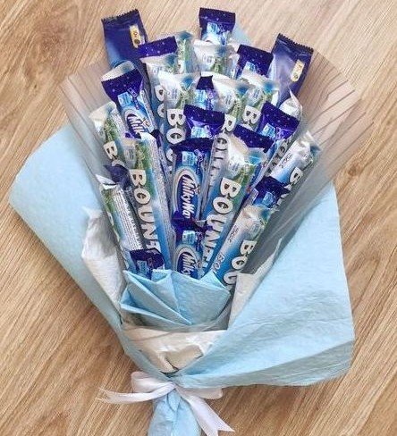 Milky Way, Bounty, and Oreo Bouquet (made to order, 1 day) photo