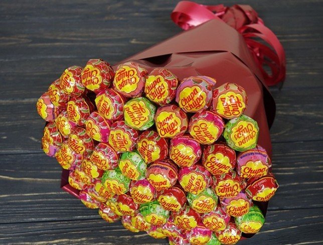 Sweet bouquet of Chupa Chups-2 (made to order, 1 day) photo