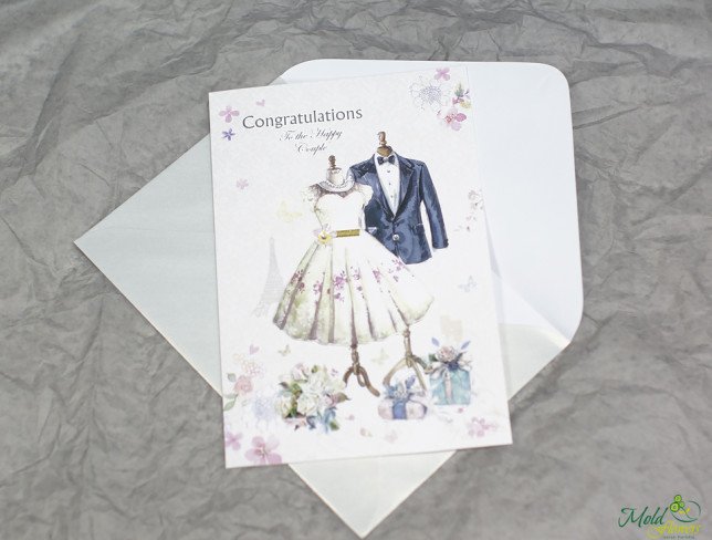 "Congratulations To the Happy Couple" Card photo