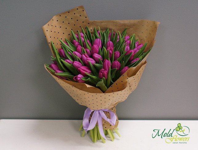 Голландский тюльпан фиолетовый (ПОД ЗАКАЗ, 10 дней) Фото