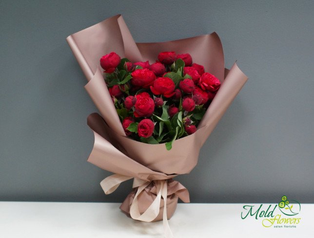 Bouquet of roses "Red Piano" photo