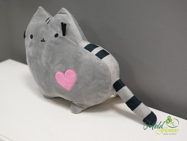 Plush Toy "Matilda the Cat" h=35 cm (sewing) from moldflowers.md