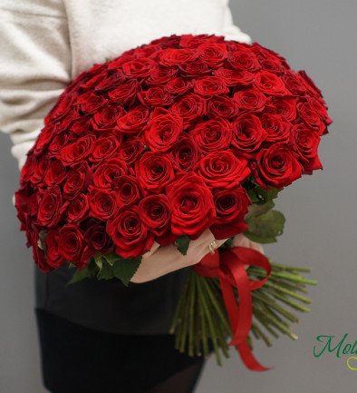101 Красная роза 40  см 2 (ПОД ЗАКАЗ,5 дней) Фото 394x433