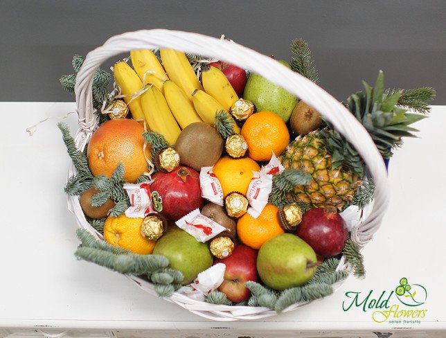 New Year Fruit Basket (on order, 24 hours) photo