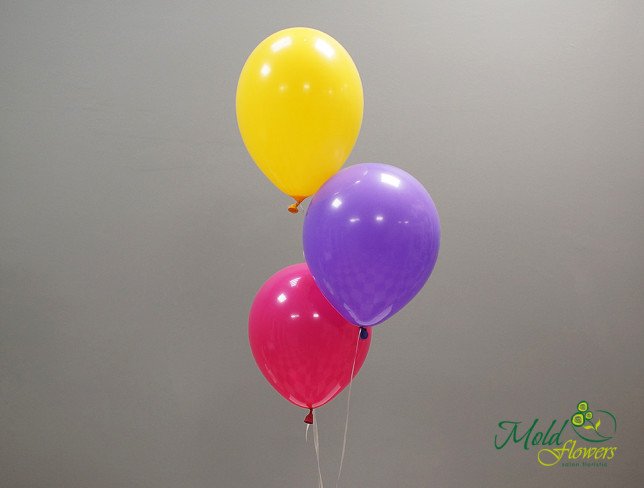 3 воздушных шарика с гелием Фото