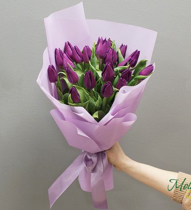 Buchet din lalele violete foto 394x433