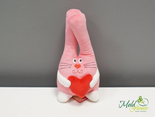 Rabbit with Heart-2, Height: 25 cm photo