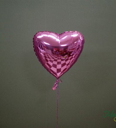 Шарик Love розовый с гелием Фото 394x433