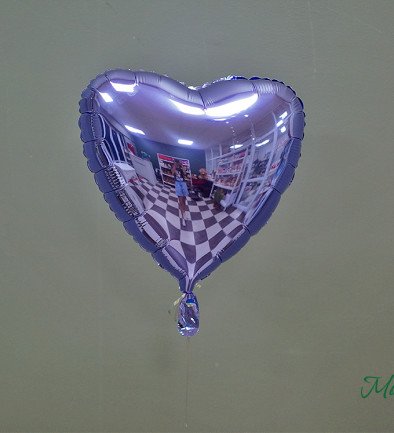Purple Love Balloon with Helium photo 394x433