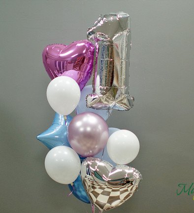 Set de baloane "Aniversare fericită" foto 394x433