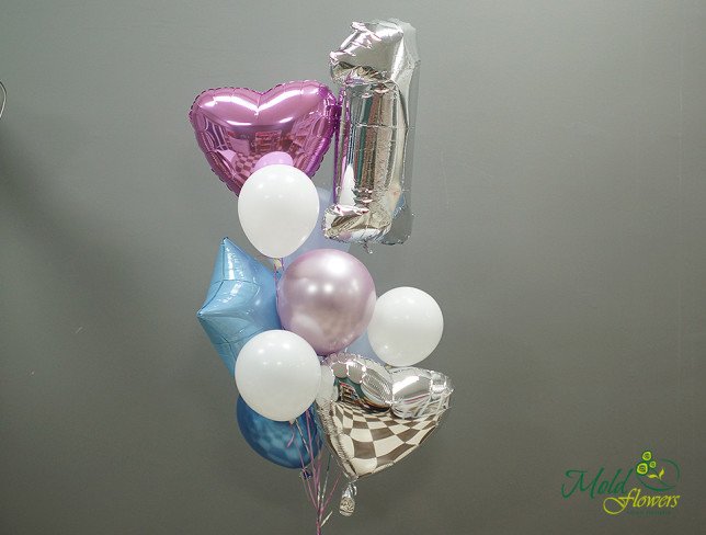 Set de baloane "Aniversare fericită" foto