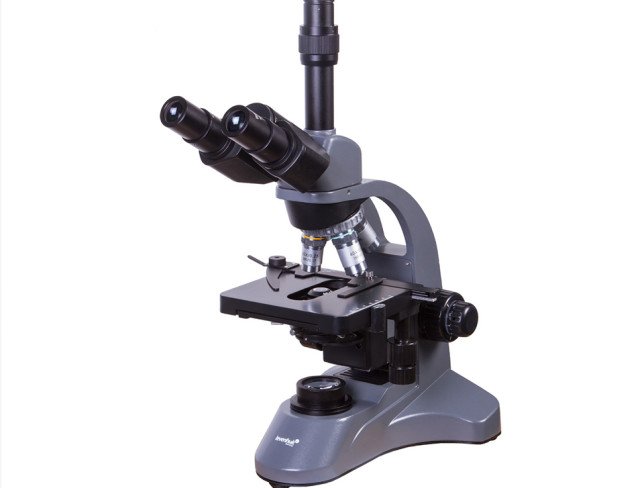 Levenhuk 740T Trinocular Microscope. photo