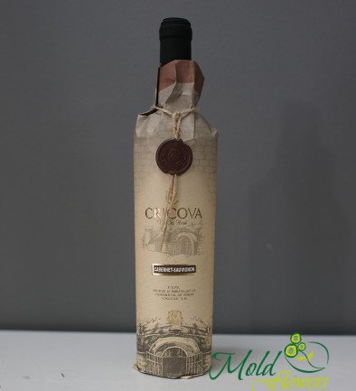 Vin sec roșu Cricova Cabernet 0,75 l foto 394x433