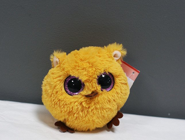 Fluffy Owl, height 10 cm photo