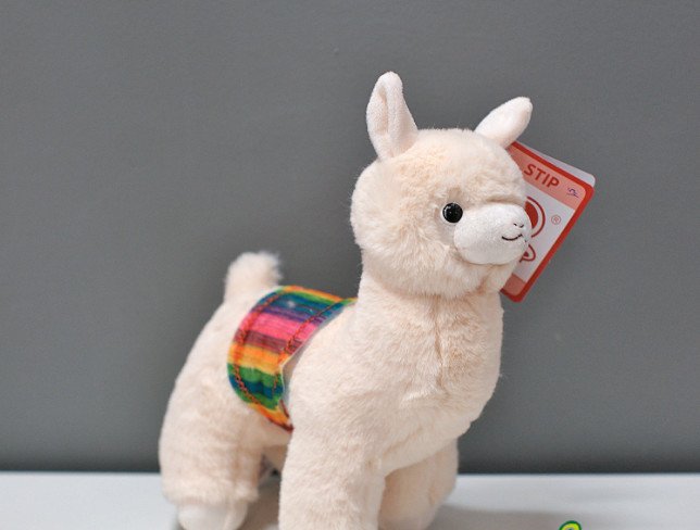 Alpaca Rose, height 30 cm photo