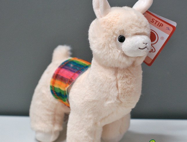 Alpaca Rose, height 30 cm photo