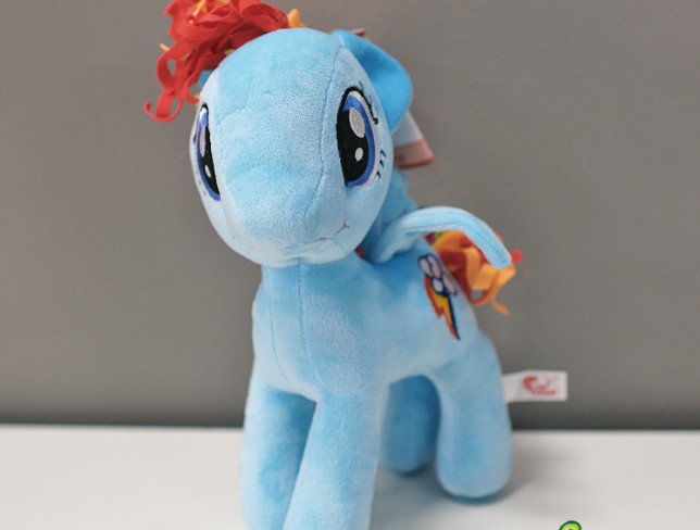 Pony blue h=30 cm photo