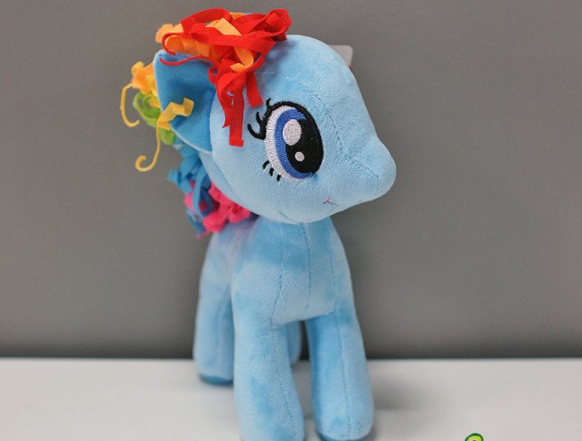 Pony blue h=30 cm photo