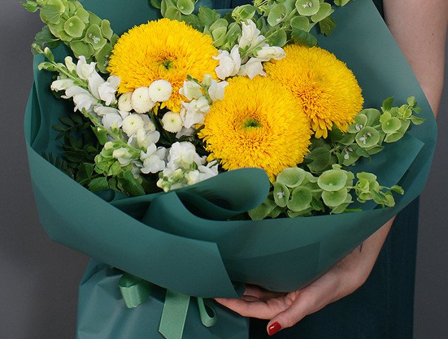 Bouquet of sunflowers “Ray of Happiness” photo