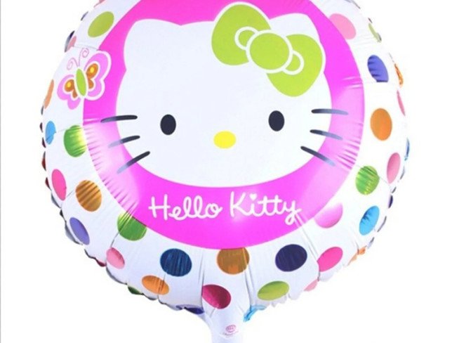 Balon "Hello Kitty" din folie cu heliu foto