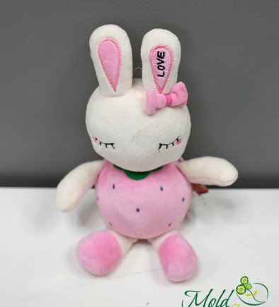 Bunny Strawberry Pink, Height 30 cm photo 394x433