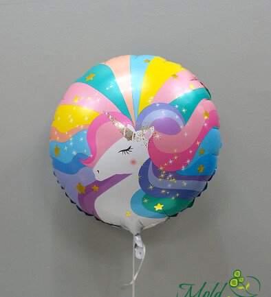 Balon "Unicorn" din folie cu heliu foto 394x433