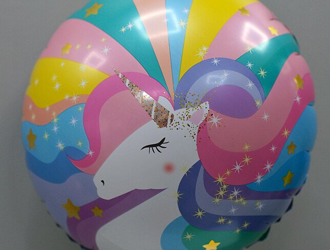 Balon "Unicorn" din folie cu heliu foto