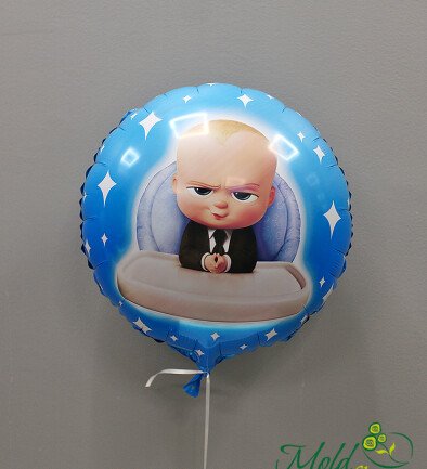 Balon "Boss Baby" din folie cu heliu foto 394x433