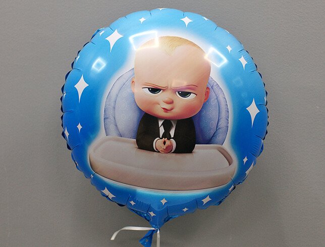 Balon "Boss Baby" din folie cu heliu foto