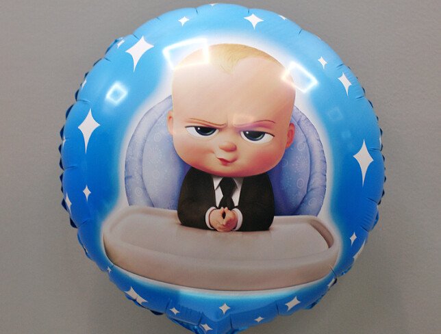 Balon "Boss Baby" din folie cu heliu foto