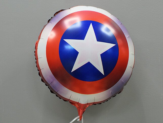 Balloon "Captain America's Shield" foil with helium photo