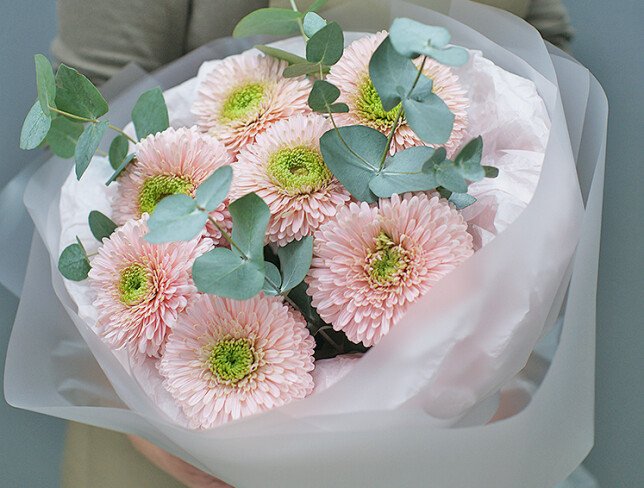 Pink Gerbera Bouquet  "Petals of Light" photo