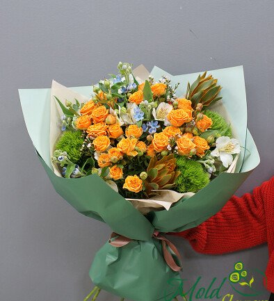 Bouquet "Touch of Gold"