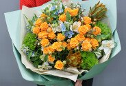 Bouquet "Touch of Gold" — photo 3