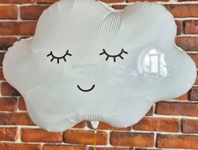 Foil balloon with helium "Little Cloud". photo