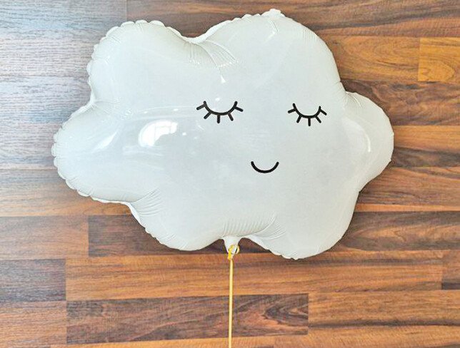 Foil balloon with helium "Little Cloud". photo