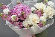 Bouquet "Elegance in white and pink" — photo 4