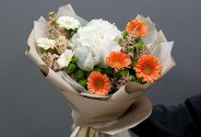 Buchet " Dimineata portocalie" — foto 1