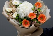 Buchet " Dimineata portocalie" — foto 4